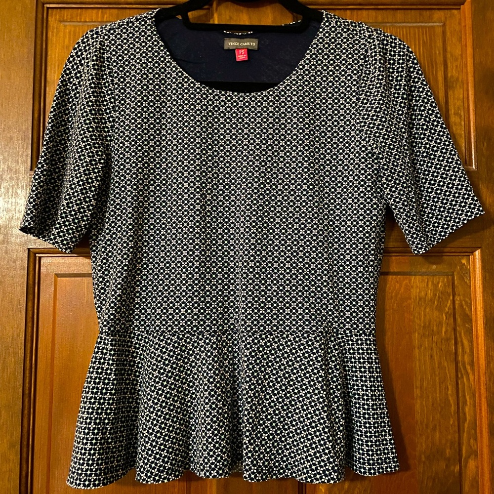 Vince Camaro Peplum Blouse